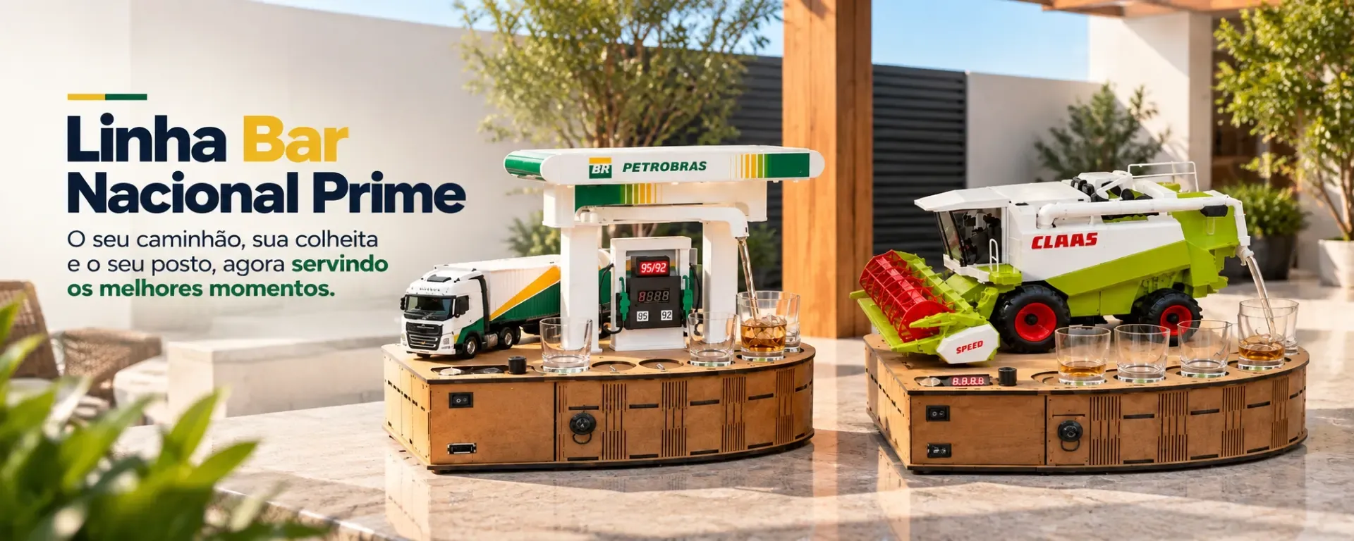 Linha Bar Nacional Prime — seu caminhão, sua colheita e seu posto nos melhores momentos